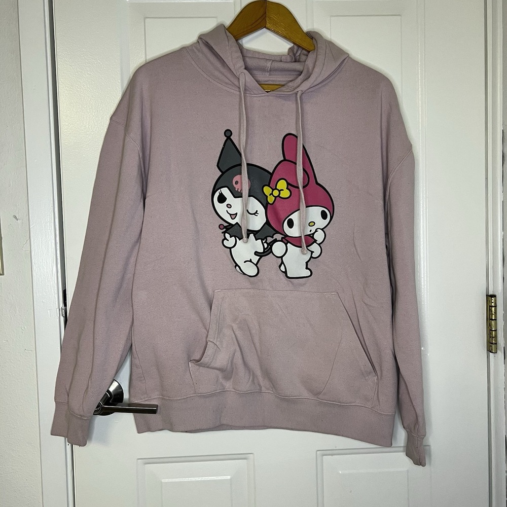 BIOWORLD X SANRIO Kuromi and My Melody Hoodie Sweatshirt Women Size XL